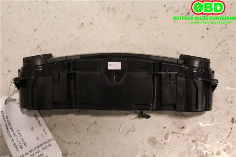 Varmeapparat betjening til Mercedes E-Klasse 2002-2006 (Fase 1) (W211) (W211) (MERCEDES|A 211 830 03 85||2118300685)