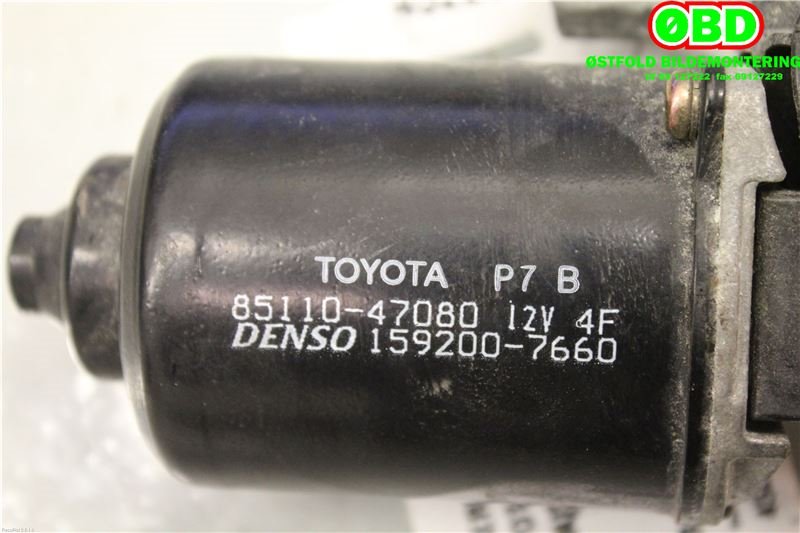 Viskermotor frontrute til Toyota Prius 2004-2009 (Type II) (COMBI) (COMBI) (TOYOTA|8511047080|1592007660)
