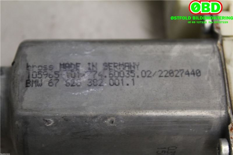 Ruteheis venstre bak til BMW 7-Serie 2000-2008 (E65/E66/E67/E88) (E65/E66/E67/E88) (BMW|67 62 8 382 001|)