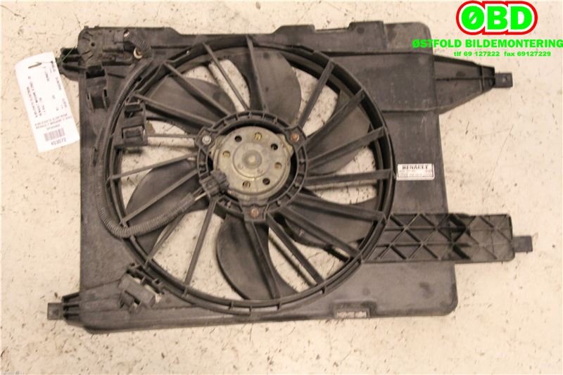 Kjølevifte til Renault Megane, 2003-2005 (Type II, Fase 1) (RENAULT|7701070315)