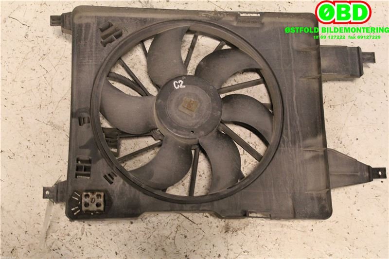 Kjølevifte til Renault Megane 2003-2005 (Type II, Fase 1) (RENAULT|7701070315|7701071862|8200151464)
