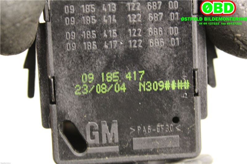 Bryter visker til Opel Meriva A 2003-2010  (OPEL|9185417|1241028|)