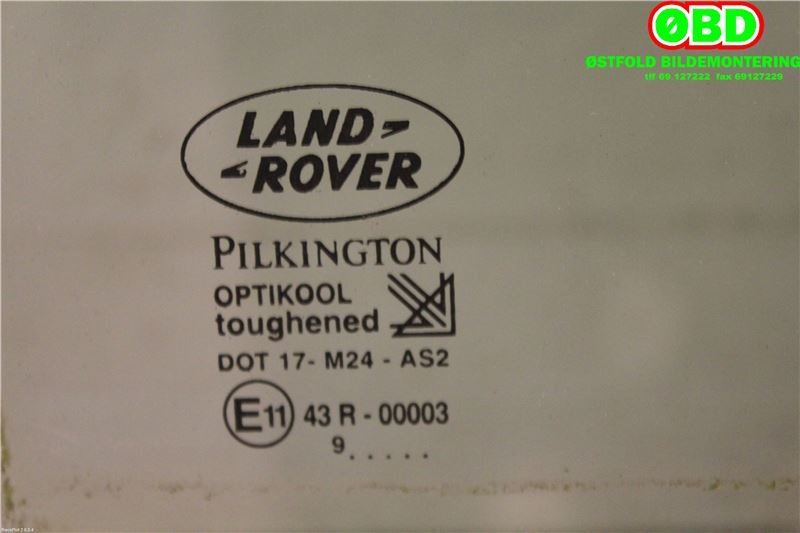Siderute venstre bak til Land Rover Discovery 1999-2004 (Type II)  (LAND-ROVER|CVB000370|)