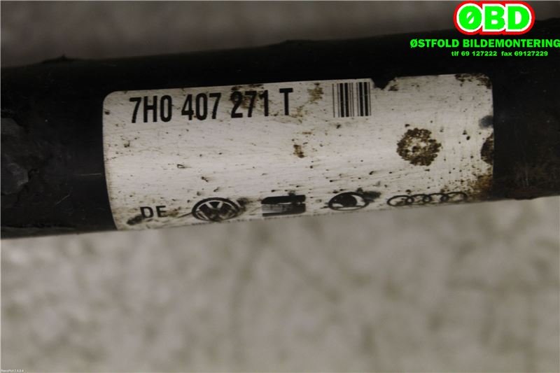 Drivaksel venstre foran til VW Transporter / Caravelle 2003-2009 (Fase 1) (T5) (T5) (VOLKSWAGEN|7E0 407 271 N|7E0 407 271 AA|7H0407271T)