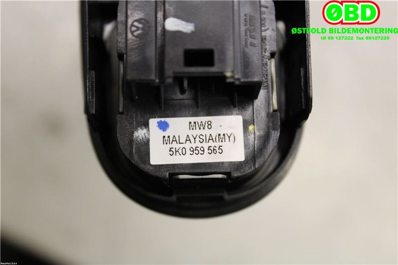 Bryter ruteheis til VW Golf VI 2008-2012  (VOLKSWAGEN|5K4 959 857|)
