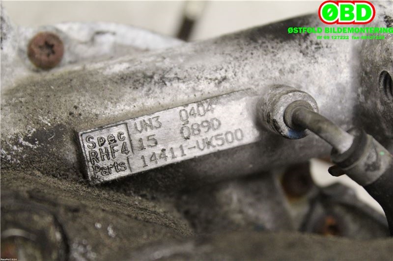 Turbo til Nissan King Cab 2002-2011 (Fase 2) (D22/NP300) (D22/NP300) (NISSAN|14411VK500|)