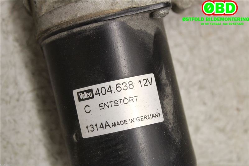 Viskermotor frontrute til Peugeot 307 2001-2004 (Fase 1)  (PEUGEOT||404.638)