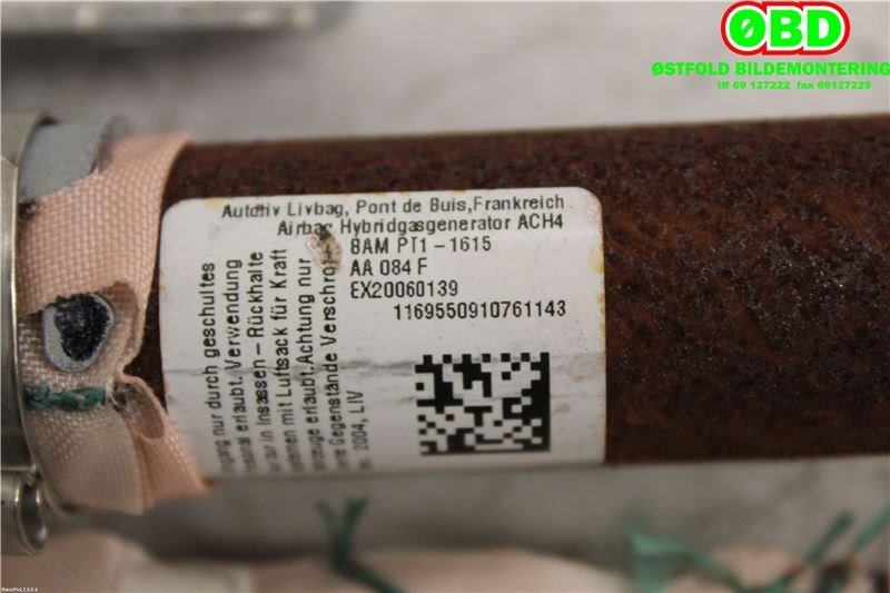 Airbag gardin venstre til Toyota Prius 2009-2016 (Type III) (COMBI) (COMBI) (TOYOTA|6218047020|)