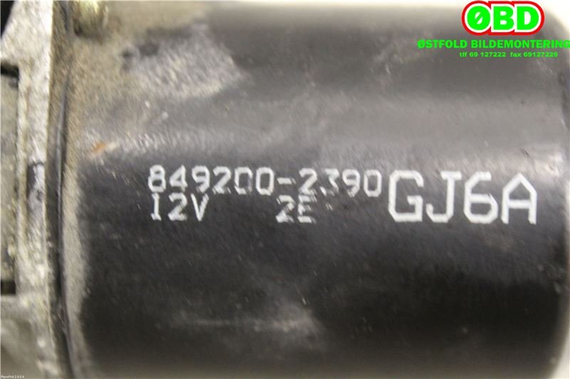 Viskermotor frontrute til Mazda 6 2002-2008 (Type I)  (MAZDA|GJ6A67340|8492002390|)