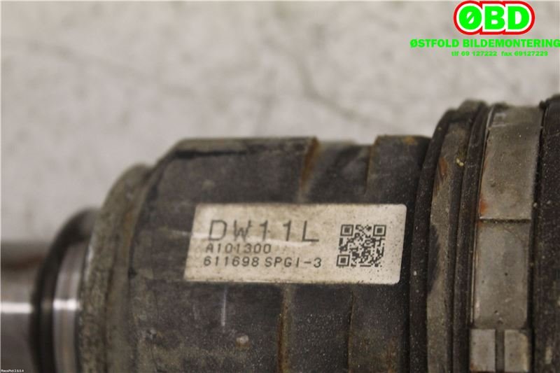 Drivaksel venstre foran, elbil til Toyota Prius 2009-2016 (Type III) (COMBI) (COMBI) (TOYOTA|4342047030|4342047031|)