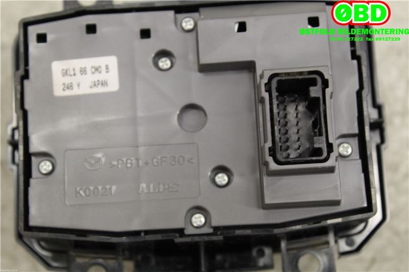 Bryter diverse til Mazda 6 2013-2015 (Type III, Fase 1)  (MAZDA|GKL166CM0B|)