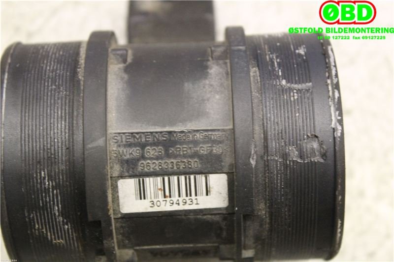 Luftmengde/luftmassemåler til Citroën Jumper 2002-2006 (Type II)  (CITROEN|19208Q|5WK9623|9628336380)