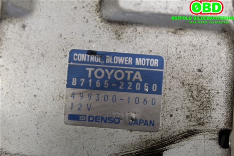 Varmeapparat motstand til Lexus IS 1999-2005 (Type I) (XE10) (XE10) (8716522050|)