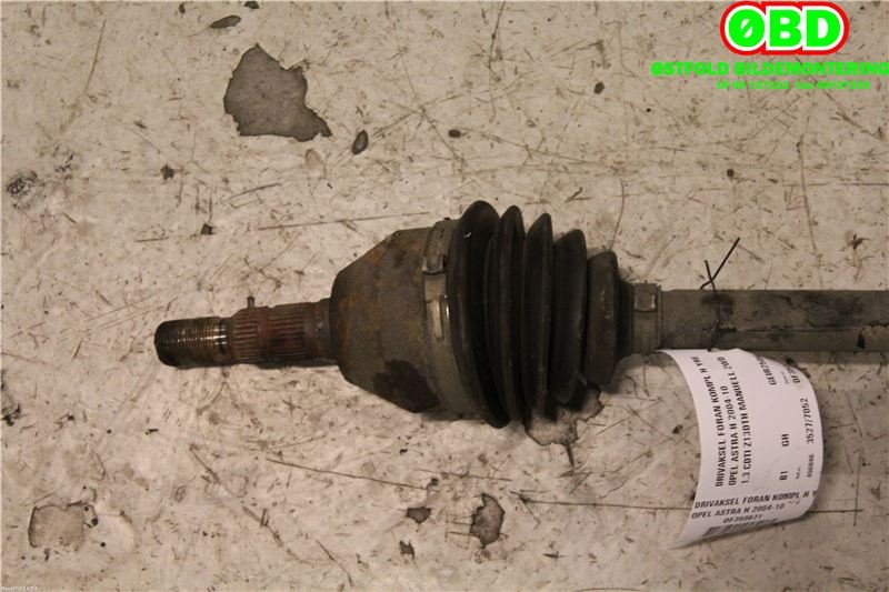 Drivaksel høyre foran til Opel Astra H 2004-2009  (Opel Astra|13189073|374600|)