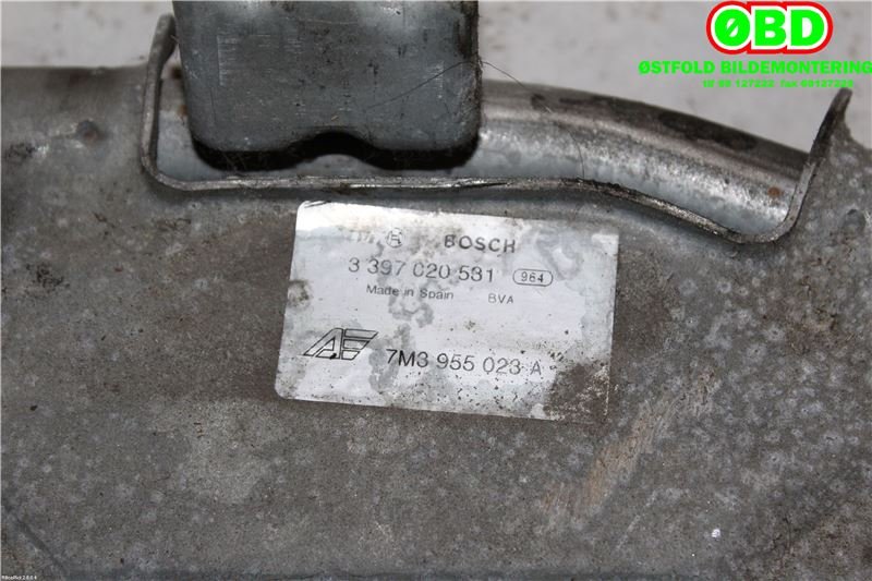 Viskeroverføring til VW Sharan 2000-2010 (Type I, Fase 2) (VOLKSWAGEN|7M3 955 603 E|3397020531|7M3955023A)