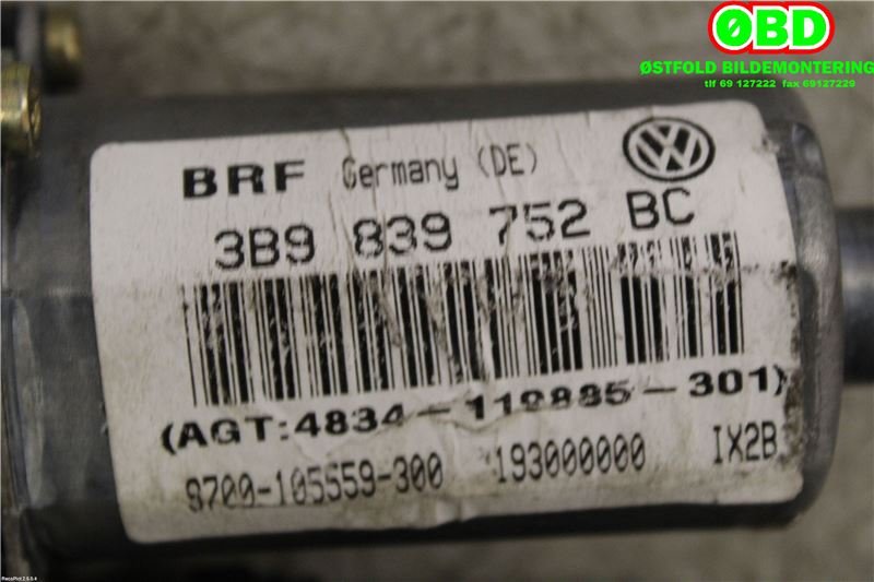 Ruteheis høyre bak til VW Passat 2001-2005 (B5,3BG) (B5,3BG) (VOLKSWAGEN|1C0 959 812||3B9839752BC)