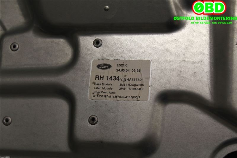 Ruteheis til Ford C-Max 2003-2007 (Type I, Fase 1)  (FORD FOCUS C-MAX DM2|1738646|)