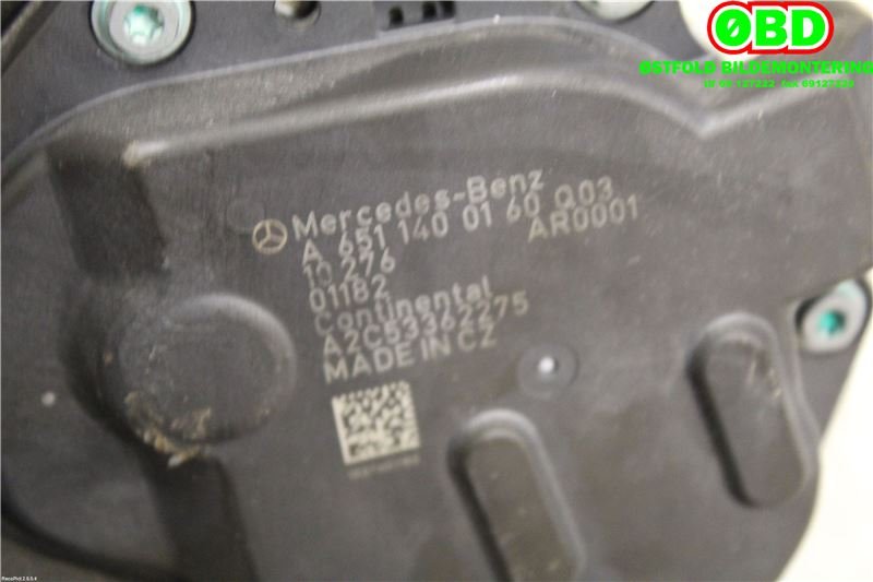 EGR-ventil til Mercedes C-Klasse 2011-2014 (Fase 2) (W204) (W204) (MERCEDES|A 651 140 08 60||6511400160)