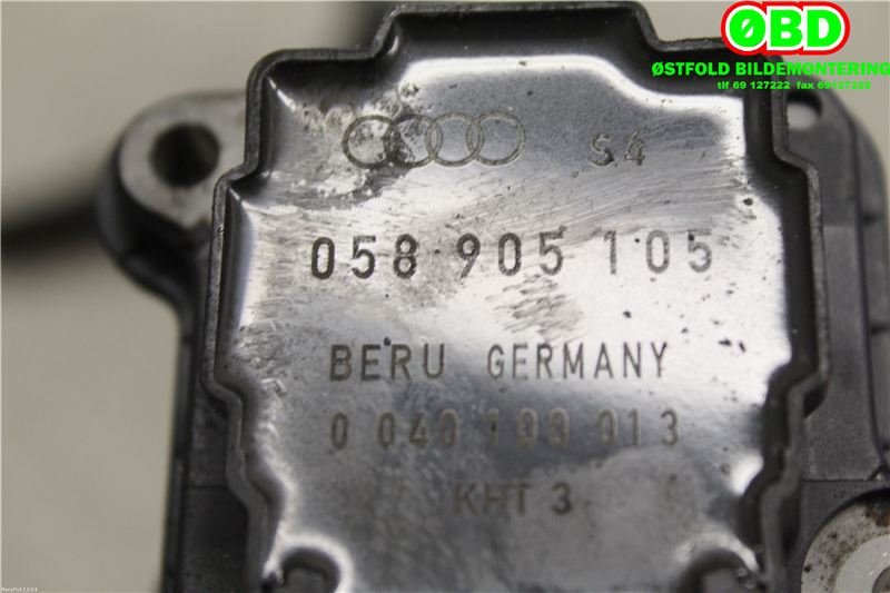 Coil elektronisk til Audi A6 1997-2001 (Type II, Fase 1) (C5) (C5) (AUDI|058 905 105|0040100013|058905105)