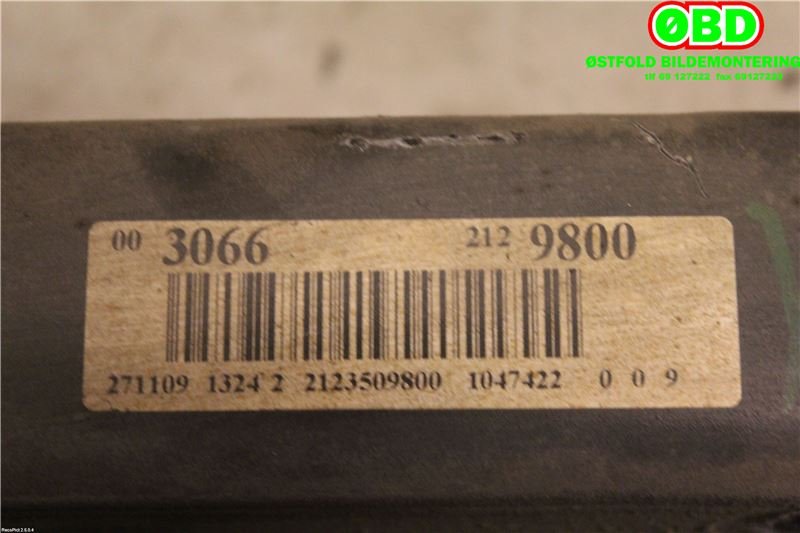 Travers bak til Volvo V70 2005-2007 (Type II, Fase 2)  (VOLVO|8250391|)