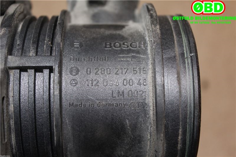 Luftmengde/luftmassemåler til Mercedes E-Klasse 2002-2006 (Fase 1) (W211) (W211) (MERCEDES|A 112 094 00 48|0280217515|1120940048)