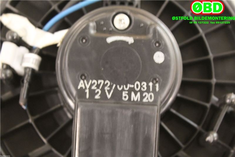 Varmeapparat motor til Toyota Yaris 2009-2011 (Type II, Fase 2)  (TOYOTA YARIS|871030D100|2727000311|)