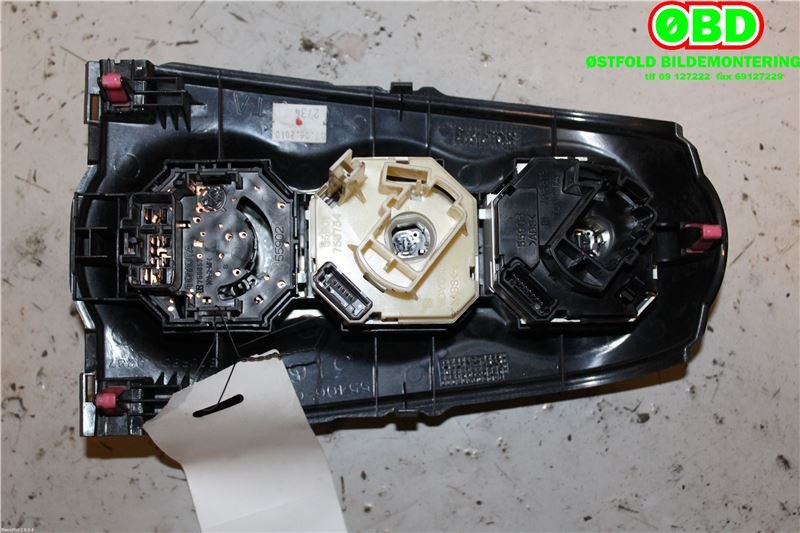 Varmeapparat betjening til Toyota Yaris 2009-2011 (Type II, Fase 2) (TOYOTA YARIS|)