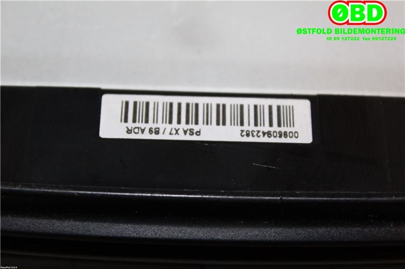 Bilstereo til Peugeot Partner 2008-2015 (Type II, Fase 1)  (PEUGEOT|6574PQ||9666968177)
