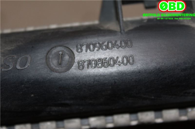 Radiator (manuell gir) til Peugeot 207 2006-2012  (PEUGEOT|1330Q5|)