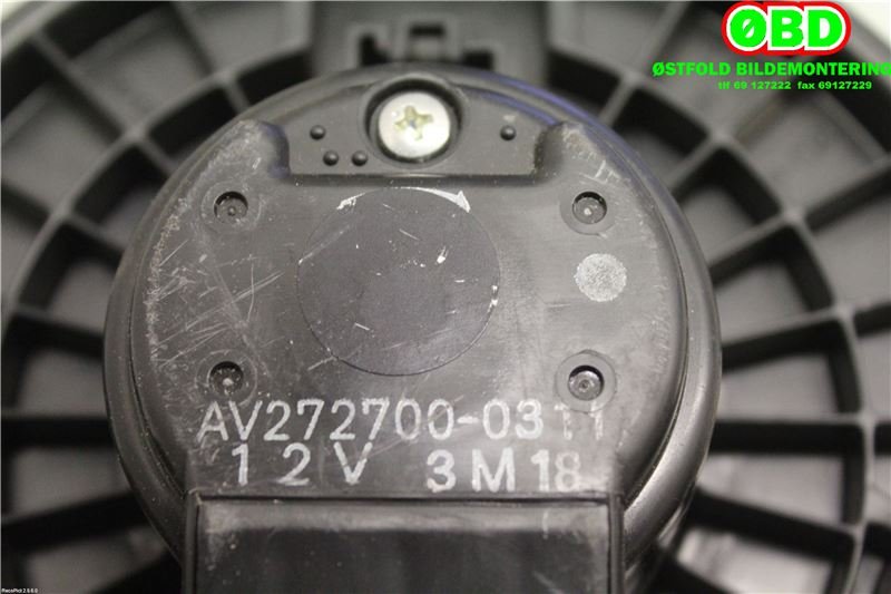 Varmeapparat motor til Toyota Yaris 2009-2011 (Type II, Fase 2)  (TOYOTA|871030D100|2727000311|)