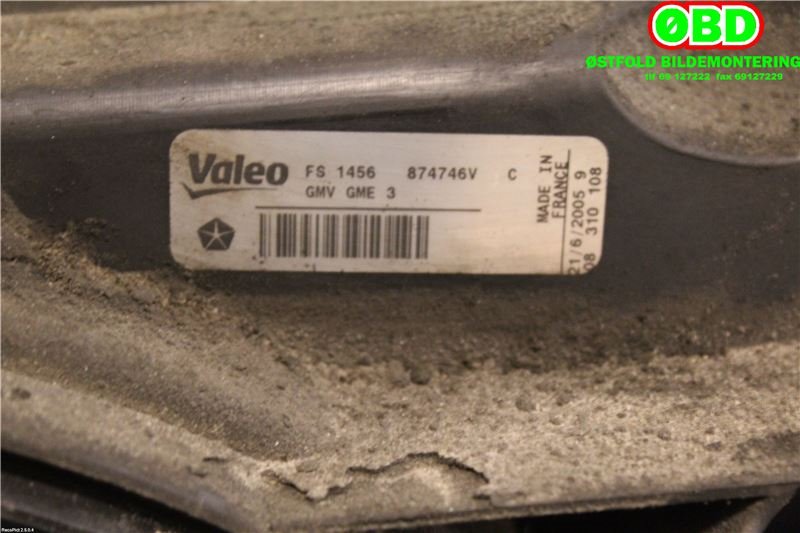 Kjølevifte til Chrysler Voyager 2001-2008 (Type IV)  (CHRYSLER|5005417AD|)