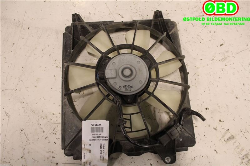 Kjølevifte til Honda Civic 2006-2011 (Type VIII)  (HONDA|38611RMXA51|38615RRAA01|)