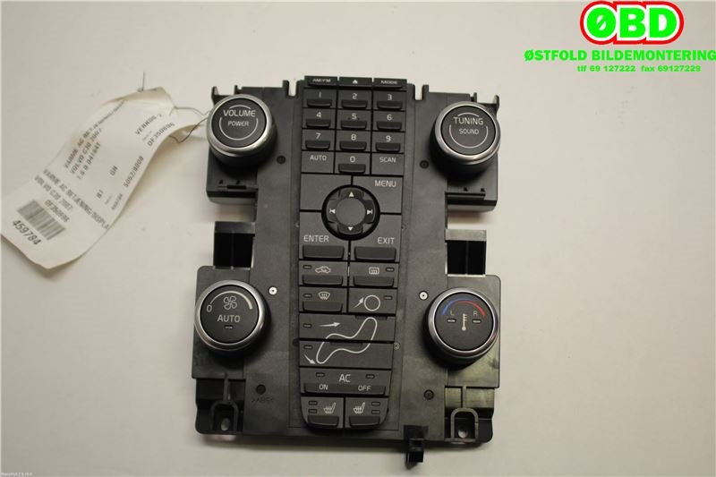 Varmeapparat betjening til Volvo C30 2006-2009 (Fase 1) (VOLVO|31350133||30782535)