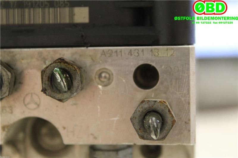 ABS sentral til Mercedes E-Klasse 2006-2009 (Fase 2) (W211) (W211) (MERCEDES|A 211 431 15 12|A 211 431 20 12|2114311312)