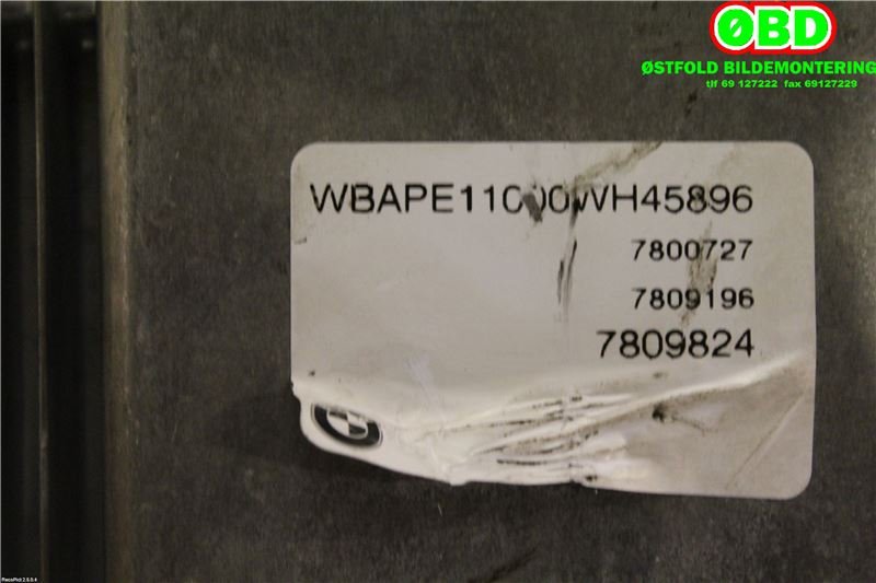 Styreenhet motor til BMW X3 2007-2010 (Fase 2) (E83) (E83) (BMW|13618506356|0281013924|7809196)