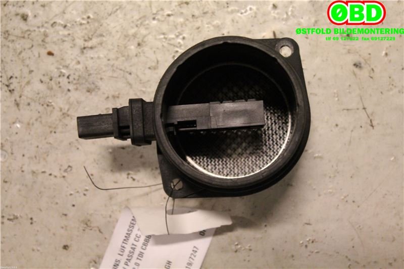 Luftmengde/luftmassemåler til VW CC 2008-2012 (PASSAT CC) (PASSAT CC) (VOLKSWAGEN|03G 906 461 C|0281002735|03G906461C)