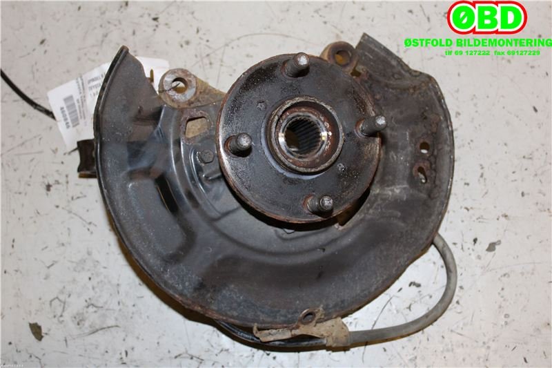 Hjulspindel høyre foran til Toyota Yaris 2009-2011 (Type II, Fase 2) (TOYOTA|432110D130|432110D230|)
