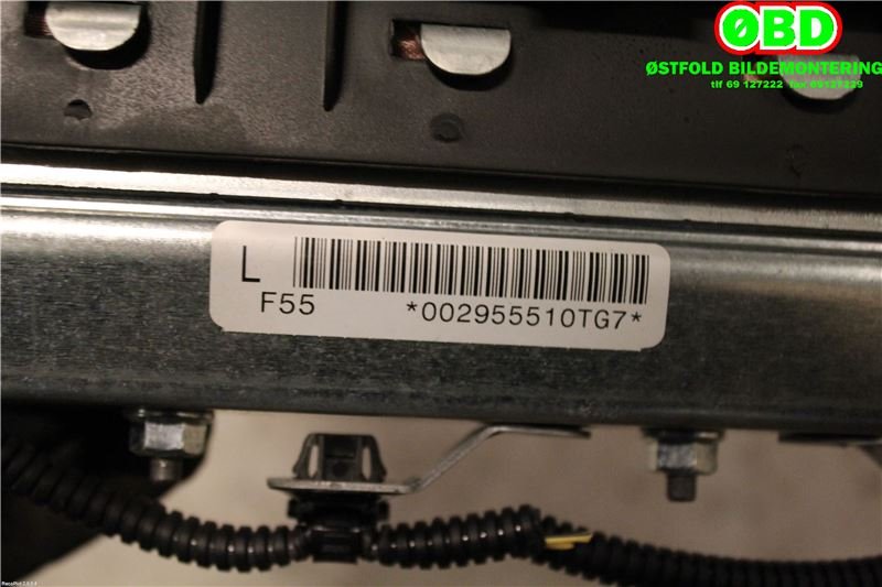 Airbag kne til Toyota Yaris 2009-2011 (Type II, Fase 2)  (TOYOTA|739000D010B0|)