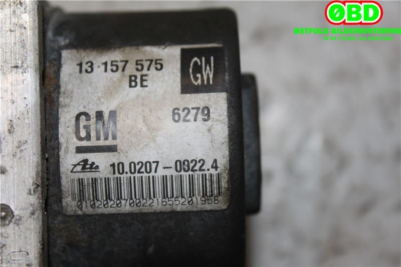 ABS sentral til Opel Astra H 2004-2009  (OPEL|93186371|5530150|13157575)