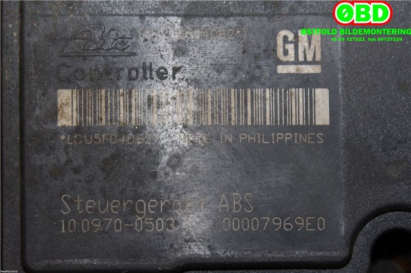 ABS sentral til Opel Astra H 2004-2009  (OPEL|93186371|5530150|13157575)