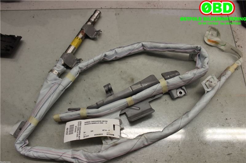 Airbag gardin høyre til Toyota Corolla, 2007-2013  (TOYOTA|6217002080)