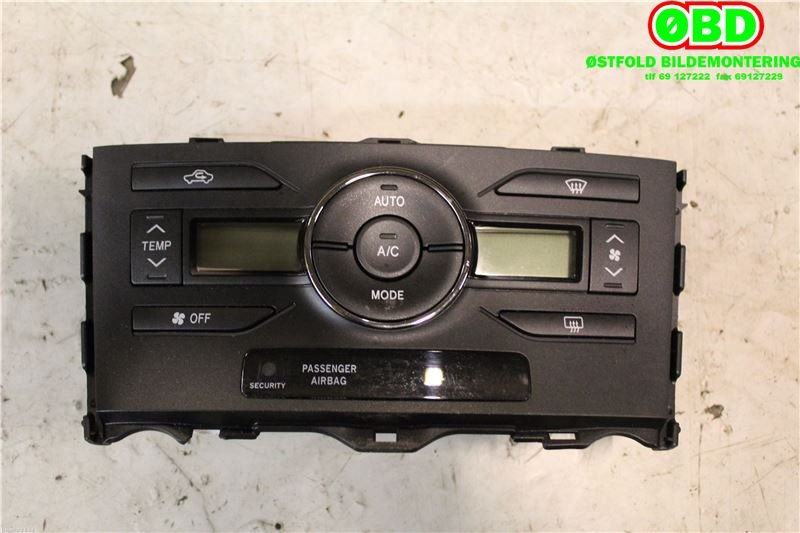 Varmeapparat betjening til Toyota Auris 2010-2012 (Type I, Fase 2)  (TOYOTA|5590002351|)