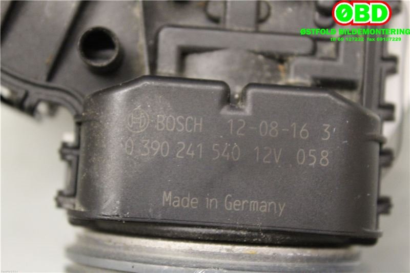 Viskermotor frontrute til Peugeot 208 2012-2019 (Type I) (PEUGEOT||0390241540)