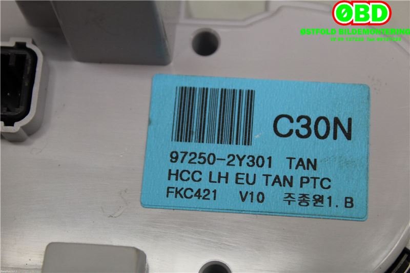 Varmeapparat betjening til Hyundai Ix35 2010-2015 (HYUNDAI|972502Y301TAN|)