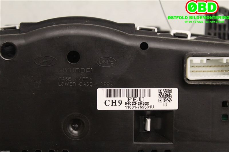 Instrumentpanel til Hyundai i30 2007-2012 (Type I) (HYUNDAI|940232R520|)