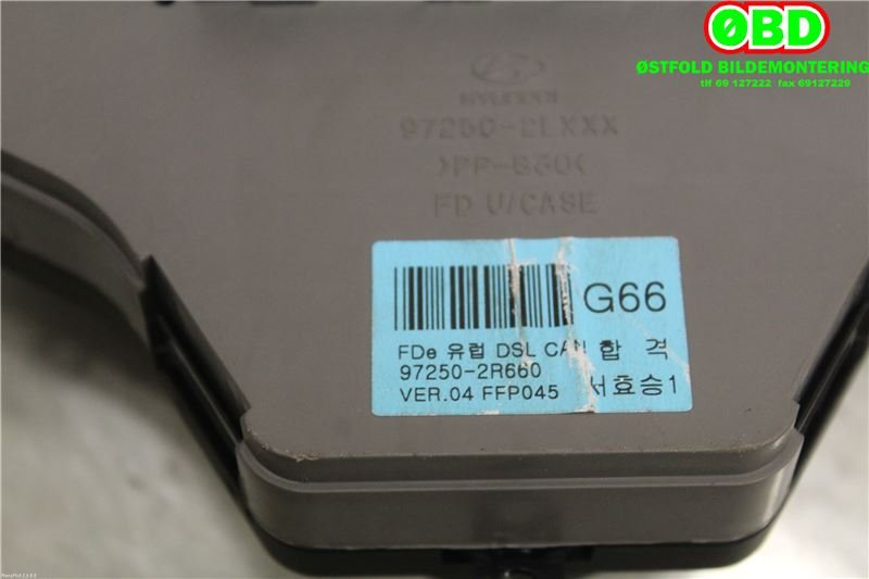 Varmeapparat betjening til Hyundai i30 2007-2012 (Type I)  (HYUNDAI|972502R660|)