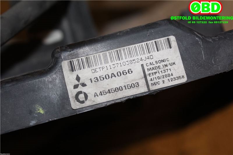 Kjølevifte til Smart Forfour 2004-2007 (Type I) (W454) (W454) (SMART|A 454 500 15 03|1350A066|4545001503)