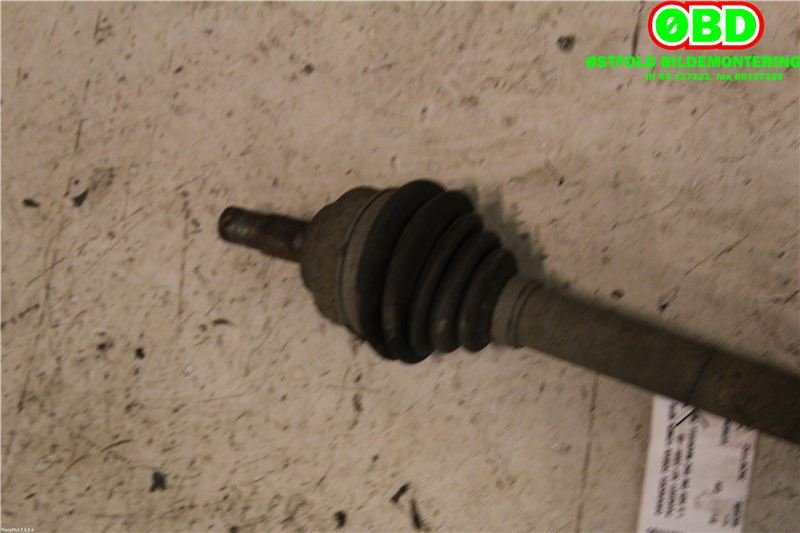 Drivaksel høyre foran til Peugeot 307 2005-2008 (Fase 2)  (PEUGEOT|9812781280|)