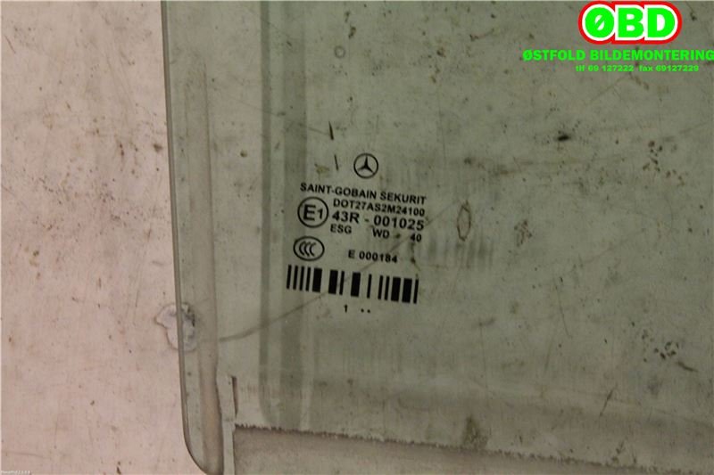 Siderute høyre bak til Mercedes E-Klasse 2009-2013 (Fase 1) (W212) (W212) (MERCEDES|A 212 735 04 10|)