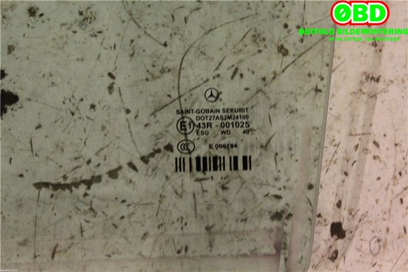 Siderute venstre bak til Mercedes E-Klasse 2009-2013 (Fase 1) (W212) (W212) (MERCEDES|A 212 735 03 10|)